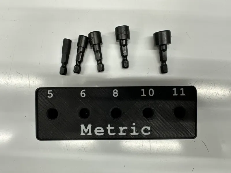 Gridfinity - Nut Driver Bit Holders | SAE & Metric