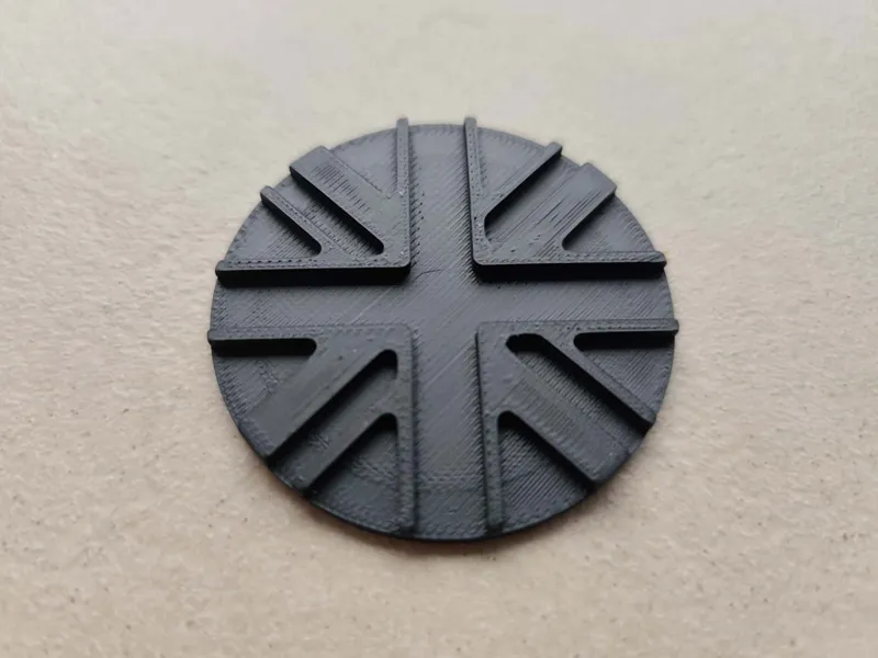 Union Jack Motorcycle Engine Cover Cap