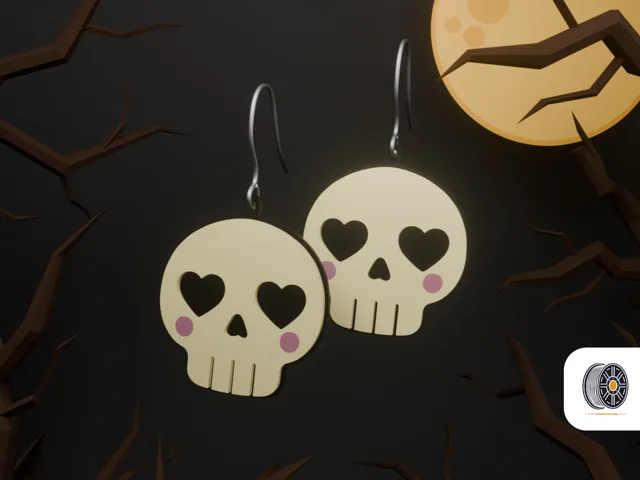 Cute Skull Earrings | Halloween Earring Series