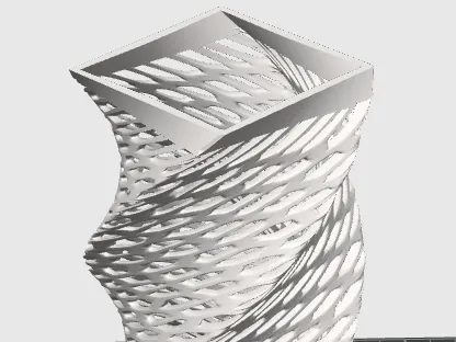 Vase with holes