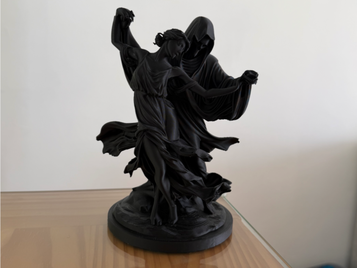 Statue danse avec la mort