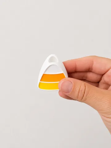 Letrero o emblema decorativo: Candy Corn Straw Topper — vista de referencia 5