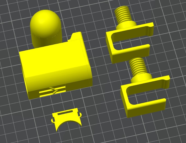 Miniatura 6 do modelo 3D bmcu-A1旋转支架