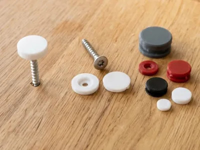 Parametric Screw Cap & Washer (Snap-Fit)