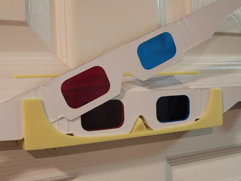 Anaglyph 3D Glasses holder