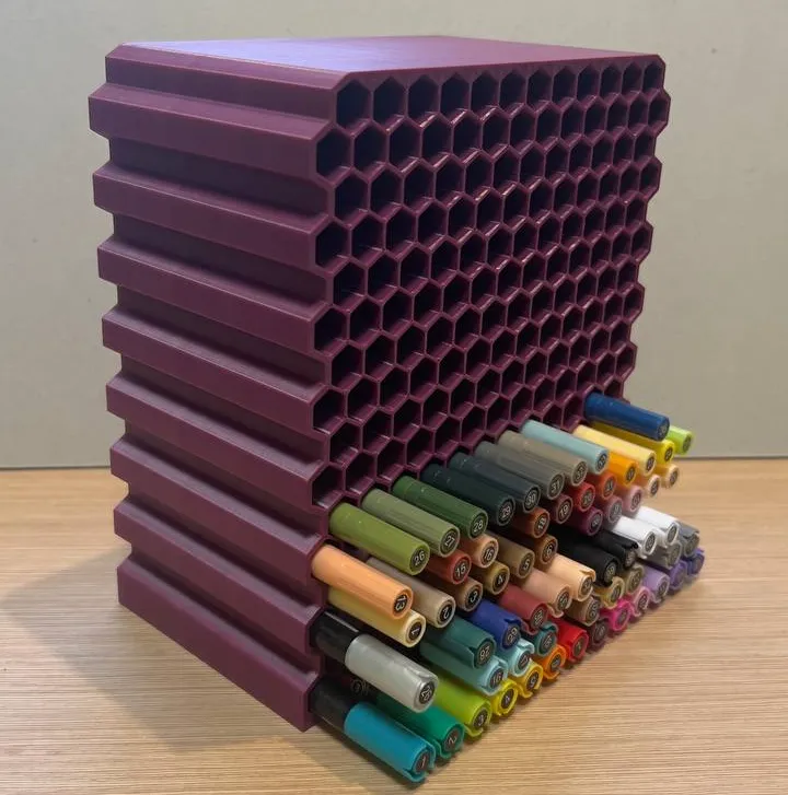 Acrylic marker holder