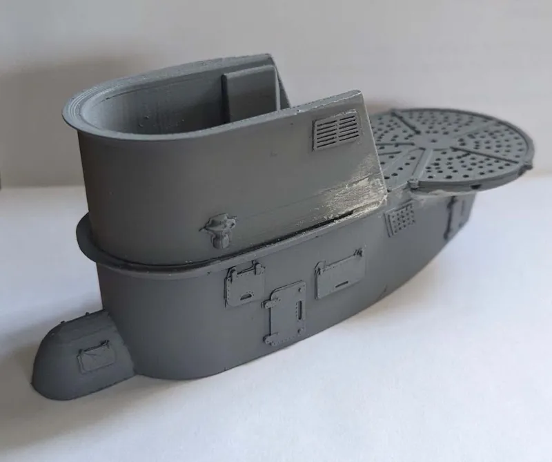 U-Boat Conning Tower 1:72 scale