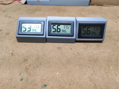 Mini Digital Thermometer Hygrometer Stand
