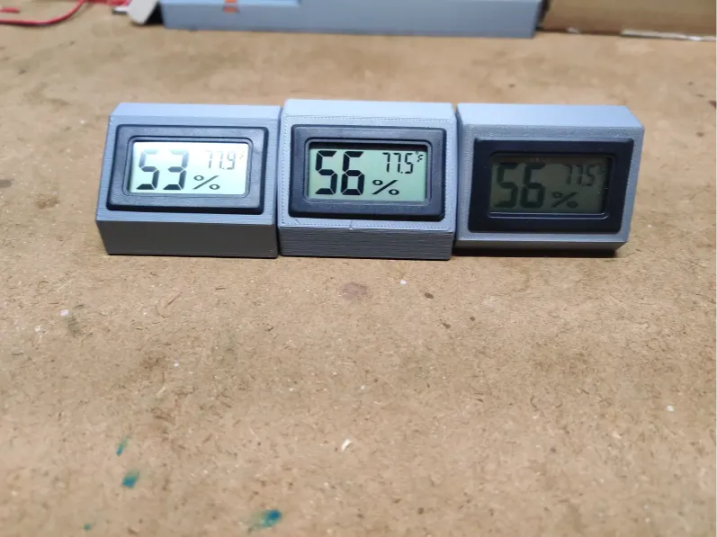 Mini Digital Thermometer Hygrometer Stand