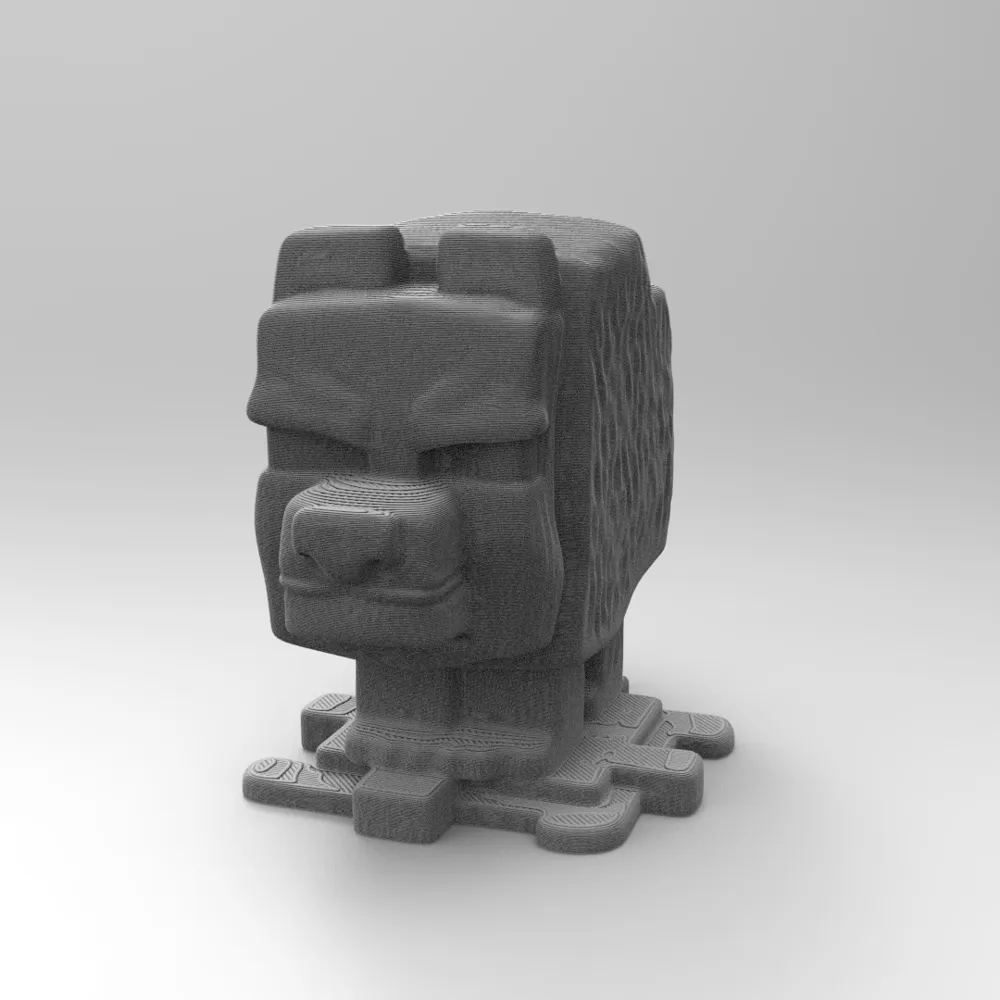 minecraft wolf mcdonalds happy meal figurine by Matthias MakerWorld ...