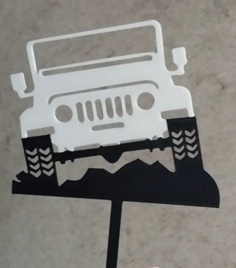 jeep topper cake/cupcake