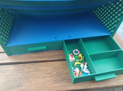 Drawer for Brick Minifigure Grandstand