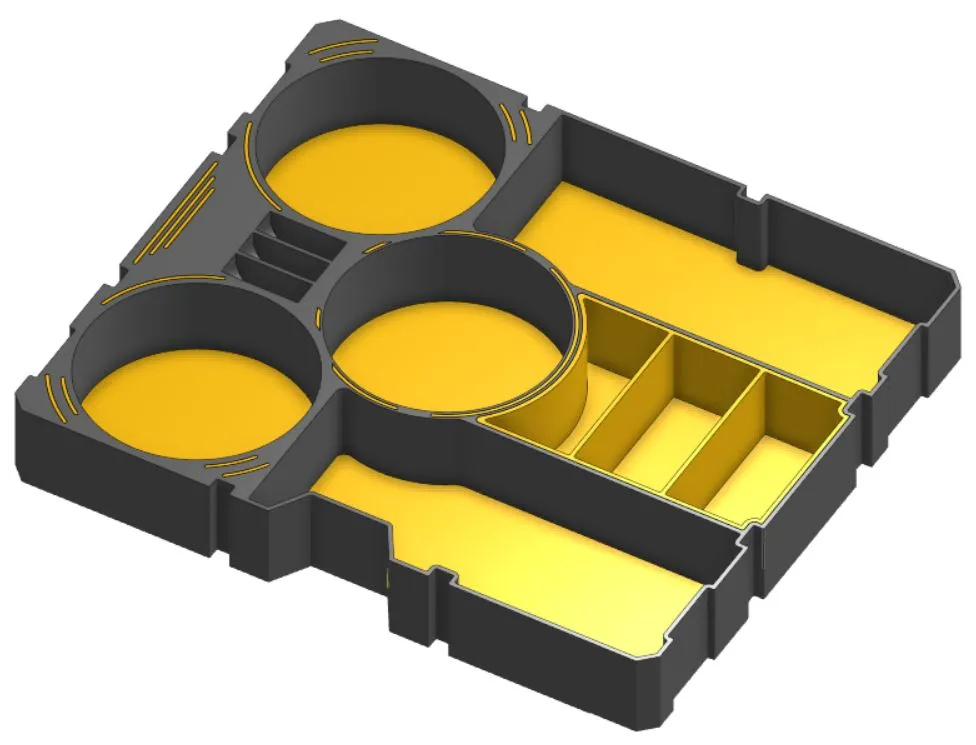 Tech Disk ToughBuilt StackTech - Ø125 disc storage - Free 3D Print Model - MakerWorld