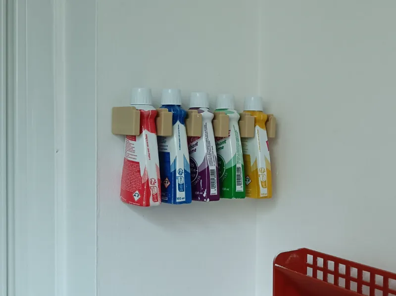 Wall-Mounted Shelf - Rubigine Laundry Tubes 5 Slot