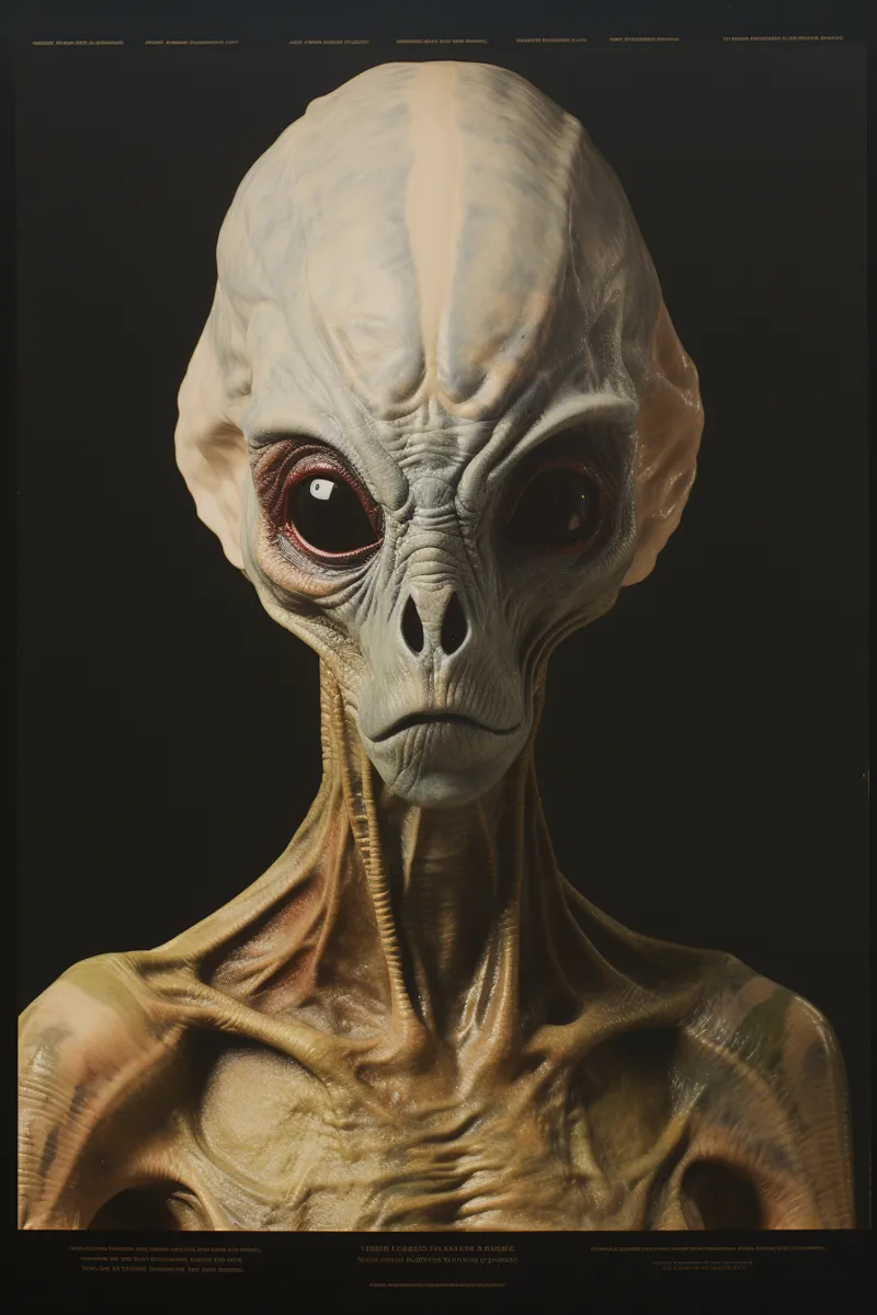 Portrait of an Alien - HueForge
