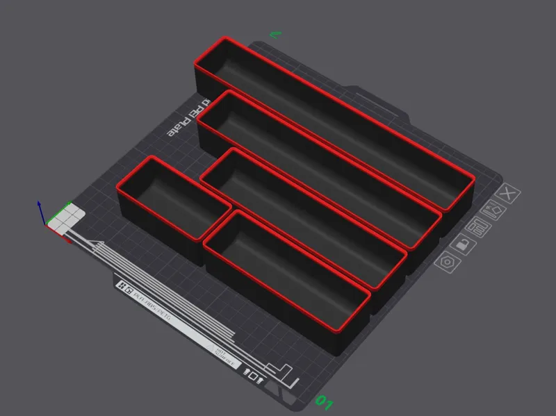 Gridfinity Bin with Bowel for drill / endmill