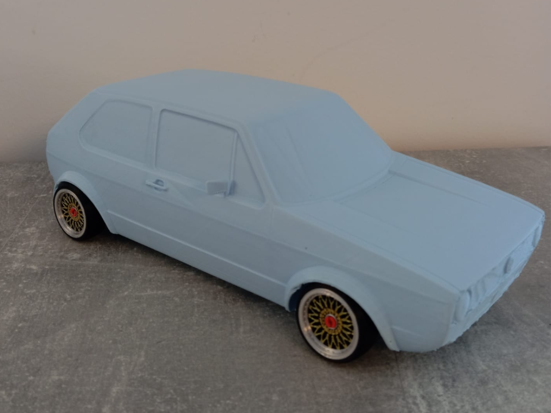 VW Golf Replica with BBS Style Replica Wheels