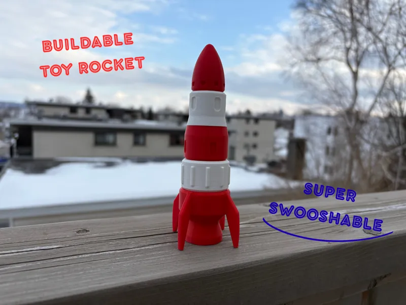 Buildable Toy Rocket