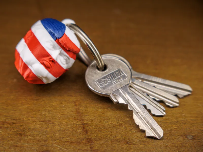 Trump keychain