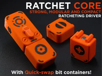 Strong Modular Reversible EDC Ratchet Driver