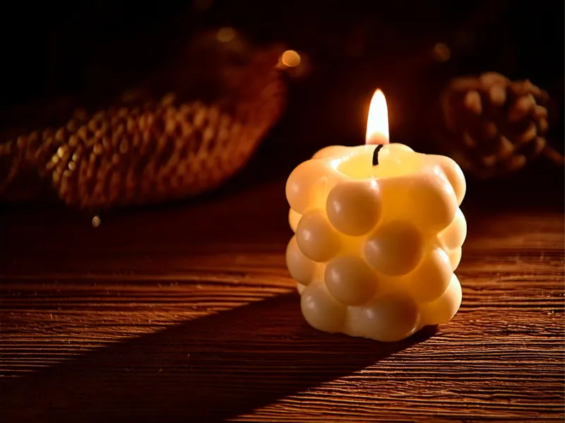 Mold for stylish candle