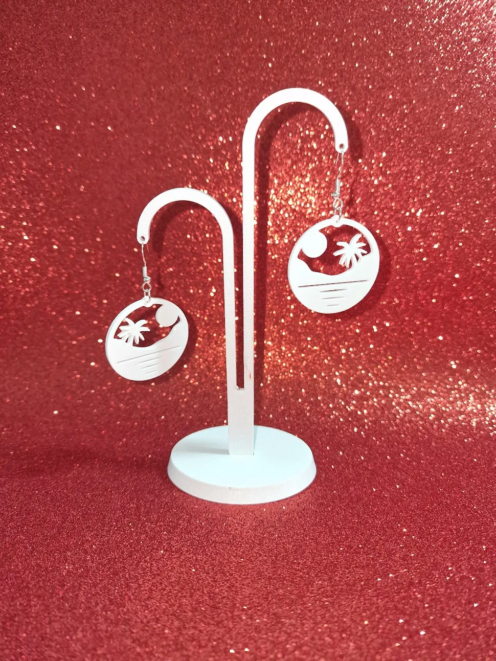 Summer beach earrings view 3