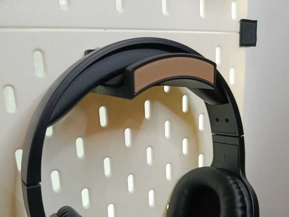 Support casque universel pour panneau IKEA SKADIS
