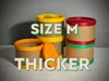 Size M - thicker - 2 plates