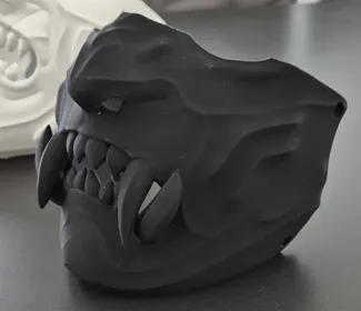 Samurai Half Mask (Ghost of Tsushima inspired)