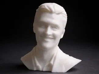 Charlie Kirk – Modern Portrait Bust