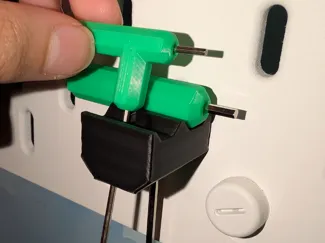Allen key holder for SKADIS IKEA pegboard
