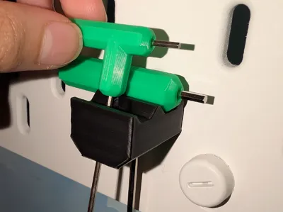 Allen key holder for SKADIS IKEA pegboard