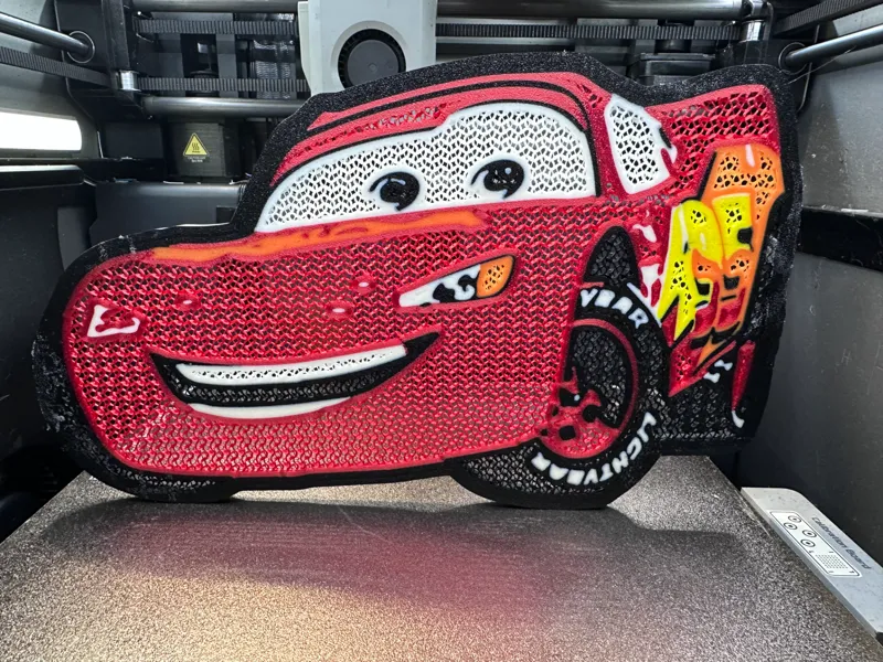 Lighting McQueen Pin Display/Board