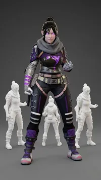 Figurine Wraith - Apex Legends — photo 3