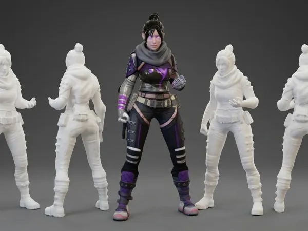 Figurine Wraith - Apex Legends
