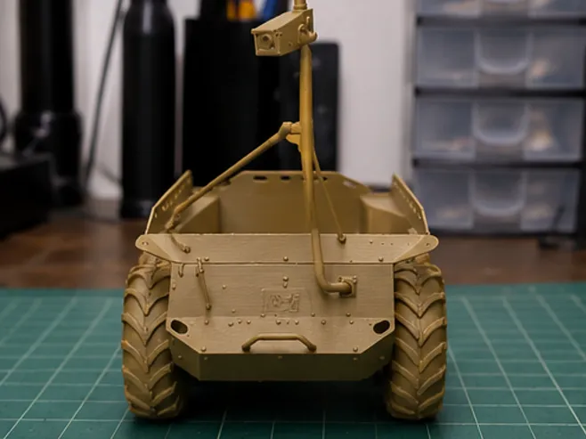 Ground robotic Snake Complex model