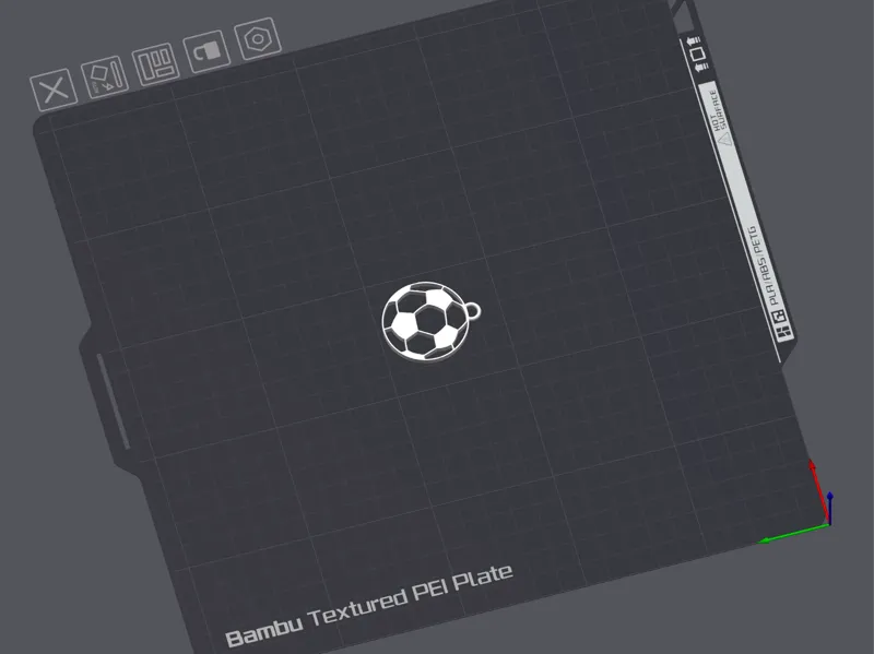 Soccer ball keychain No AMS