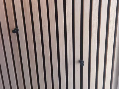 Lock nut for acoustic panel