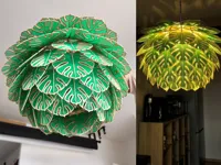 Mostera Leaf Lamp - 0.28mm layer 8% infill