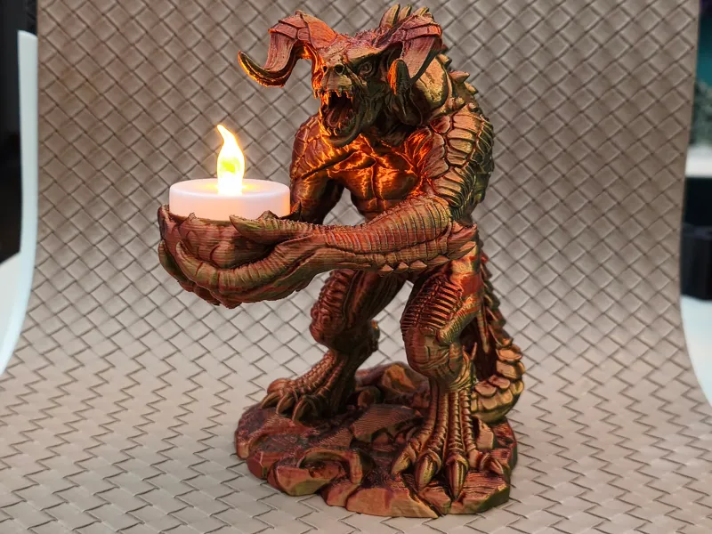 Deathclaw - LED Tea light Holder