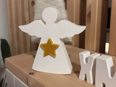 Christmas Angel with Star 