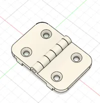 Charnière de porte pour profilé aluminium 40x40 M6 — photo 2