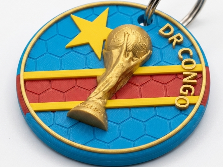 Llavero RD Del Congo Mundial