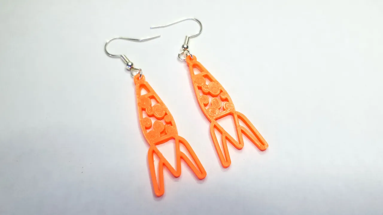Lava Lamp Earrings view 4