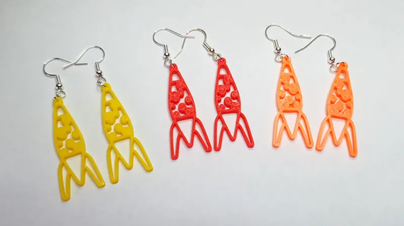 Lava Lamp Earrings