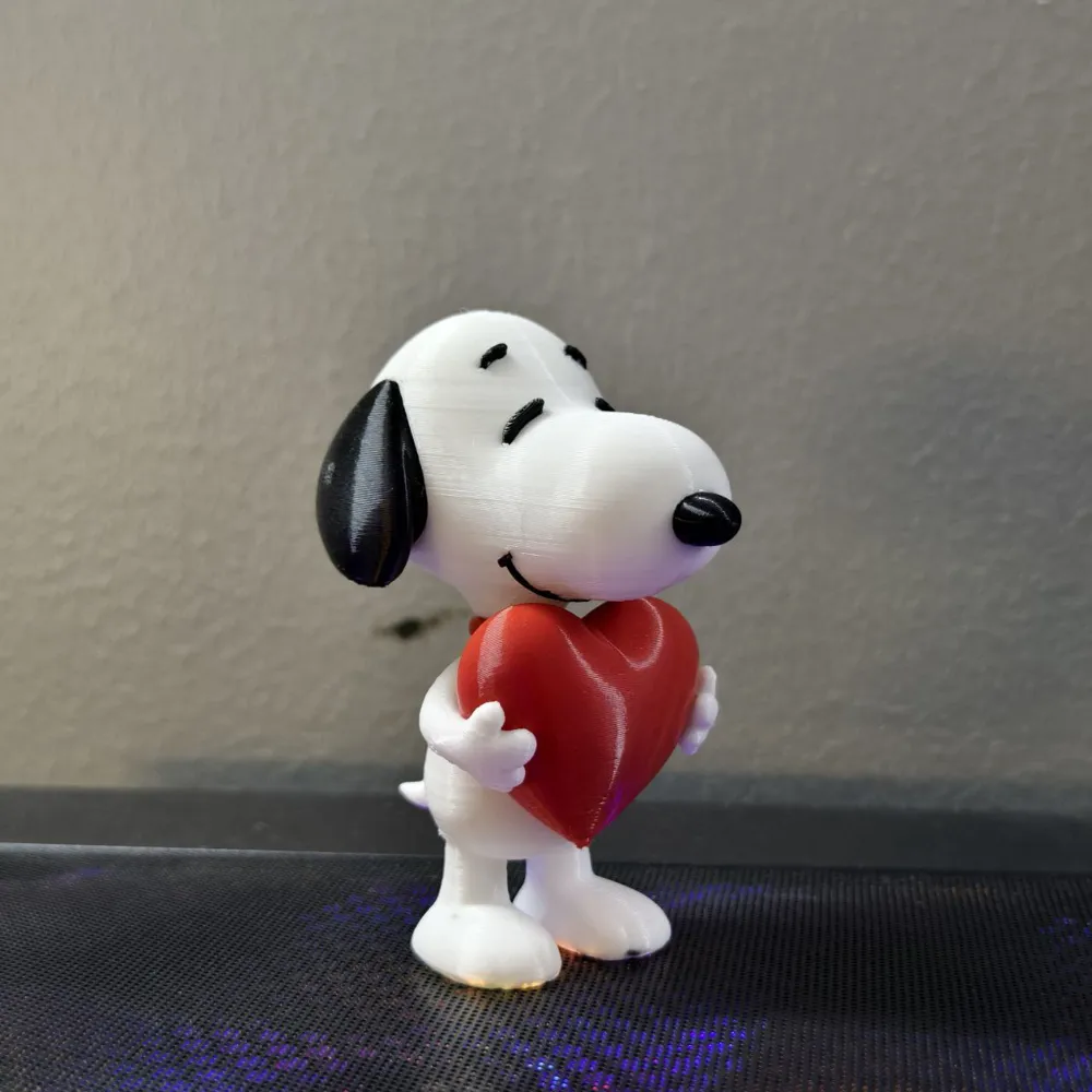 Vide poche Snoopy amour en forme de coeur
