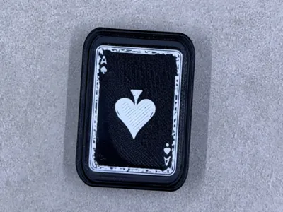 Ace of Spades Magnetic Fidget Slider