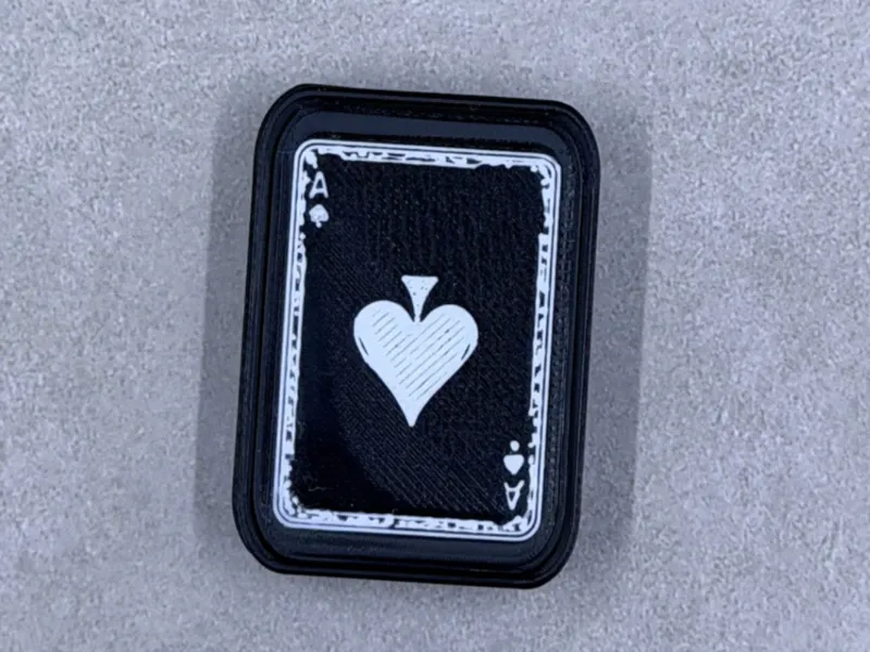 Ace of Spades Magnetic Fidget Slider