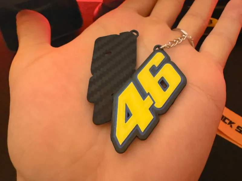Portachiavi VR46- CARBON FIBER 
