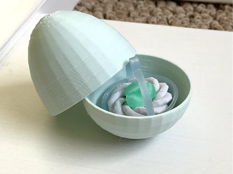 easter egg surprise keychain
